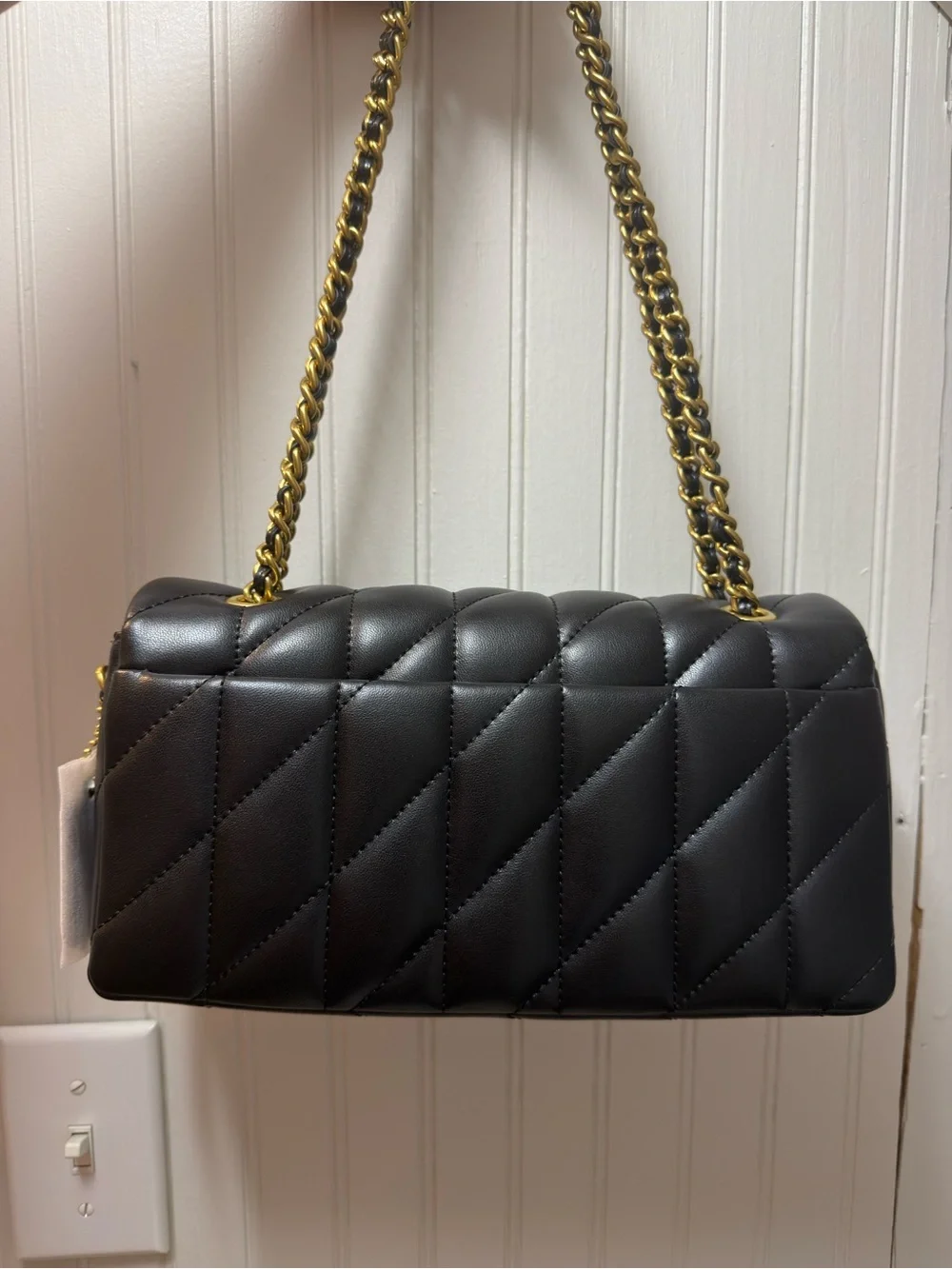 Coach Tabby 26 Black with Pillow Quilting